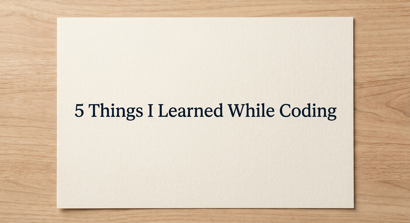 Coding Lessons